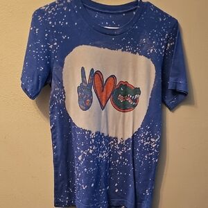 Blue Graphic Womens T-Shirt